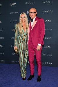 Lindsey Vonn and Marco Bizzarri at the 2022 LACMA Art+Film Gala held at LACMA on November 5, 2022 in Los Angeles, California.