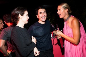 Sara Moonves, Lazaro Hernandez and Karolina Kurkova