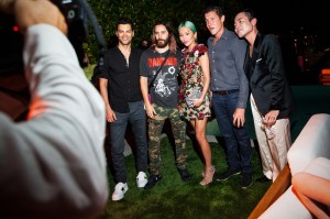 Jared Leto, Tina Leung, Vito Schnabel and Ezra J. William