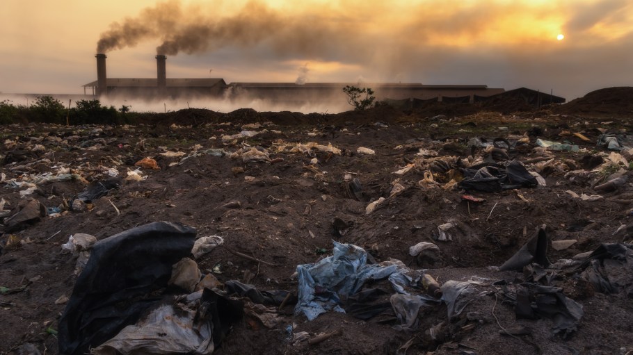 Carbon emissions have risen along with globalization.
