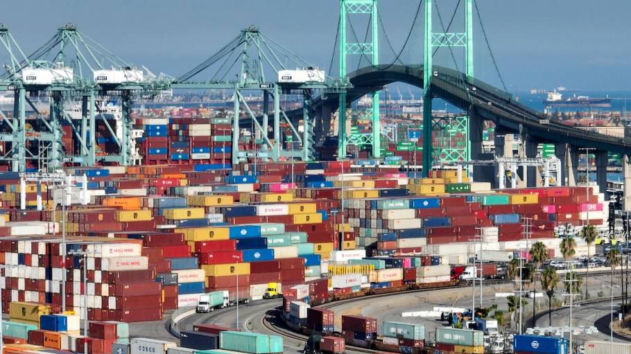 Port of Los Angeles container volume down 25 percent in October