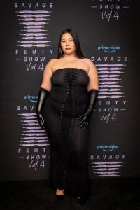 SIMI VALLEY, CALIFORNIA - NOVEMBER 03:  (EDITORS NOTE: This image has been retouched due to nudity) In this image released on November 3, Minami Gessel attends Rihanna's Savage X Fenty Show Vol. 4 presented by Prime Video in Simi Valley, California; and broadcast on November 9, 2022. (Photo by Emma McIntyre/Getty Imagesfor Rihanna's Savage X Fenty Show Vol. 4 presented by Prime Video)