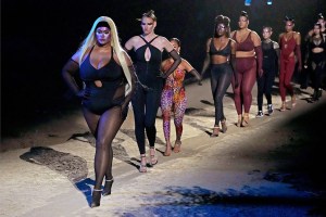 SIMI VALLEY, CALIFORNIA - NOVEMBER 09: (L-R) In this image released on November 9, Aylah Williams, Lara Stone, Marsai Martin, Cassandra Pressley, Jovanna Albino, Ana Robinson, Amaria Dominique Hall, Bella Poarch, and Vanessa Romo are seen during Rihanna's Savage X Fenty Show Vol. 4 presented by Prime Video in Simi Valley, California; and broadcast on November 9, 2022. (Photo by Kevin Mazur/Getty Images for Rihanna's Savage X Fenty Show Vol. 4 presented by Prime Video)