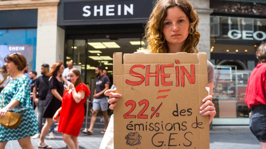 Shein pop-up in France.