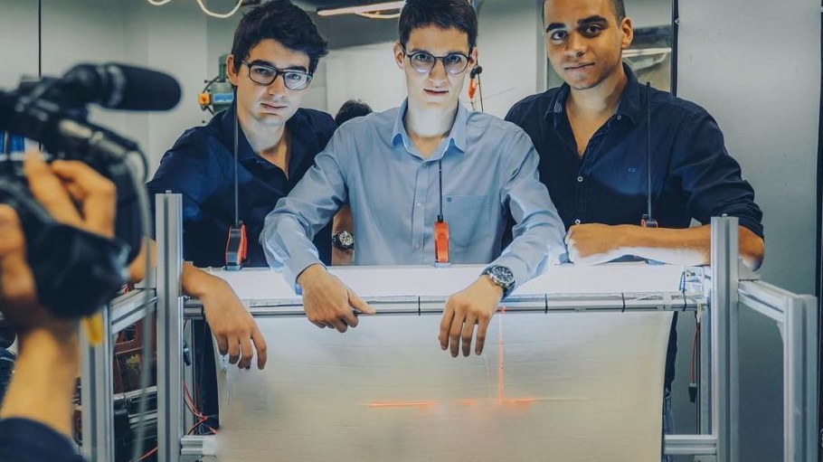 Smartex co-founders, from left, Paulo Ribiero, Gilbero Louriero and Antonio Rocha.