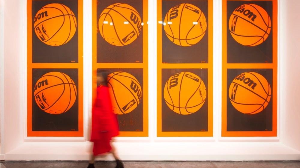Art by Jonas Wood is seen on display at Art Basel 2022 on Tuesday, Nov. 29, 2022, at Miami Beach Convention Center in Miami Beach.