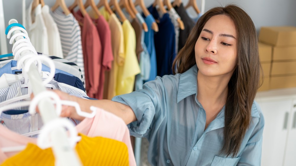 Online selling and e-commerce business. Business woman working as freelancer at home for startup and SME entrepreneur.