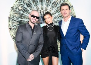 J Balvin, Hailey Bieber, Anthony Ledru