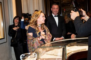 Caroline Scheufele and Liev Schreiber