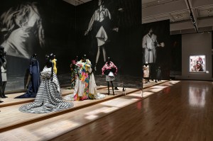 A display at the 'Christian Dior: Designer of Dreams' exhibit at the Museum of Contemporary Art Tokyo.