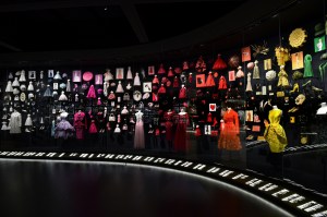A display at the 'Christian Dior: Designer of Dreams' exhibit at the Museum of Contemporary Art Tokyo.