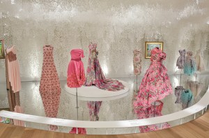 A display at the 'Christian Dior: Designer of Dreams' exhibit at the Museum of Contemporary Art Tokyo.
