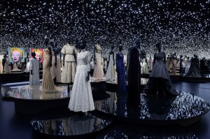 A display at the 'Christian Dior: Designer of Dreams' exhibit at the Museum of Contemporary Art Tokyo.