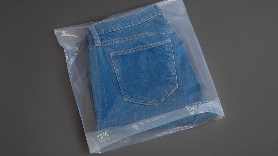 Fashion for Good, Levi Strauss & Co and C&A are testing compostable polybags.