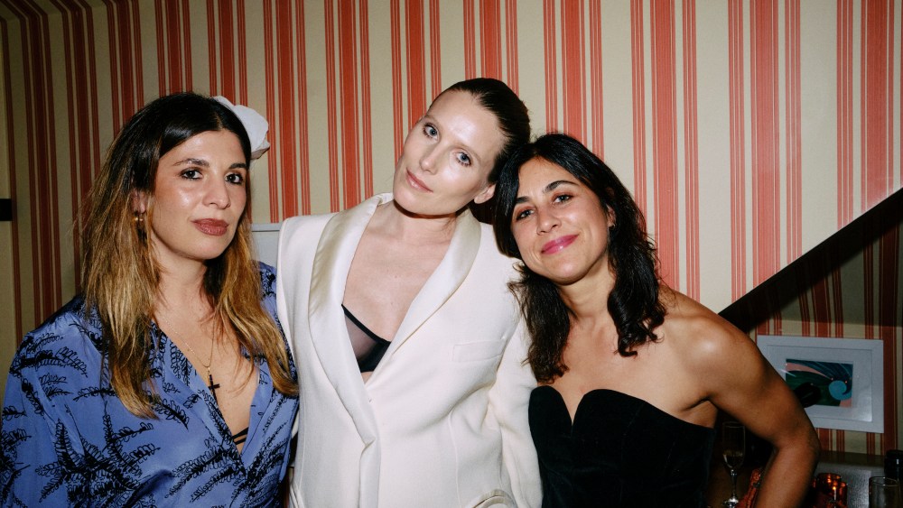 Corrada Rodriguez D'Acri, Dree Hemingway and Delfina Pinardi