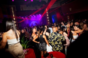 Guests attend the FARFETCH x Esteban Cortazar 20th Anniversary Collection Celebration.