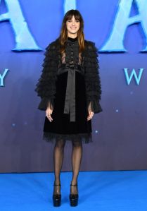 LONDON, ENGLAND - DECEMBER 06: Benedetta Porcaroli attends the "Avatar: The Way of Water" world premiere at the Odeon Luxe Leicester Square on December 06, 2022 in London, England. (Photo by Joe Maher/Getty Images)