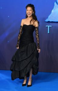 LONDON, ENGLAND - DECEMBER 06: Trinity Jo-Li Bliss attends the "Avatar: The Way of Water" world premiere at the Odeon Luxe Leicester Square on December 06, 2022 in London, England. (Photo by Joe Maher/Getty Images)