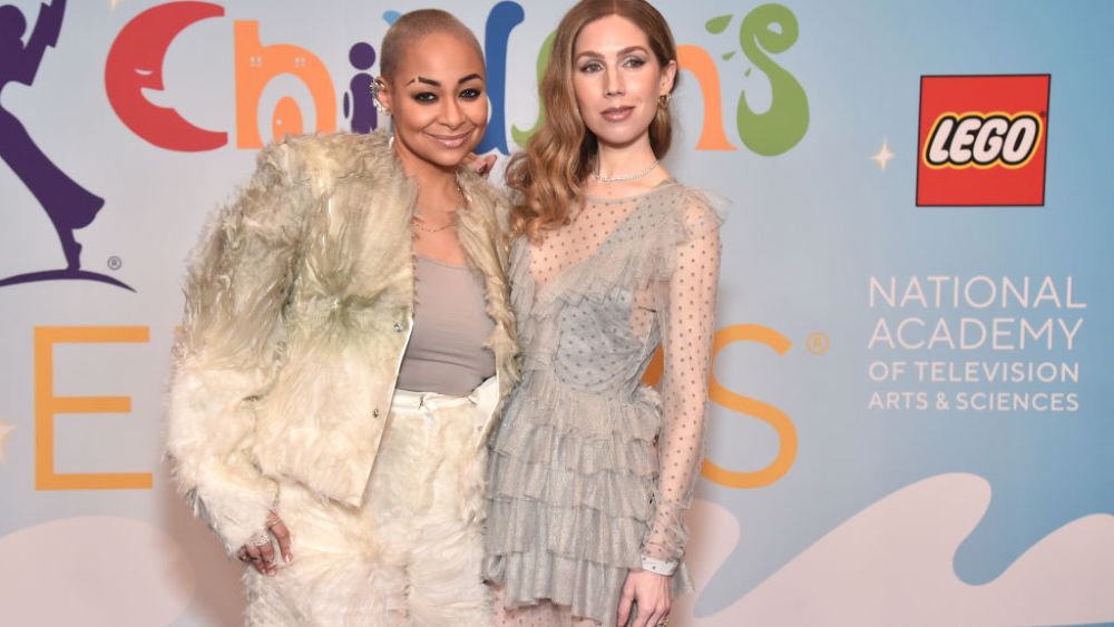 LOS ANGELES, CALIFORNIA - DECEMBER 10: (L-R) Raven-Symoné and Miranda Maday attend the 2022 Children's & Family Creative Arts Emmys at Wilshire Ebell Theatre on December 10, 2022 in Los Angeles, California. (Photo by Alberto E. Rodriguez/Getty Images)