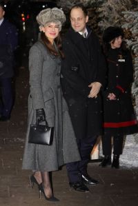 LONDON, ENGLAND - DECEMBER 15: Sophie Winkleman, Lady Frederick Windsor and Lord Frederick Windsor attend the 'Together at Christmas' Carol Service at Westminster Abbey on December 15, 2022 in London, England. (Photo by Chris Jackson/Getty Images)