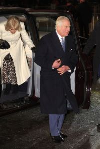 LONDON, ENGLAND - DECEMBER 15: King Charles III and Camilla, Queen Consort attend the 'Together at Christmas' Carol Service at Westminster Abbey on December 15, 2022 in London, England. (Photo by Chris Jackson/Getty Images)