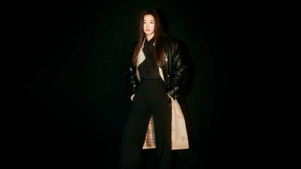 Jun Ji-hyun starring in Burberry festive campaign