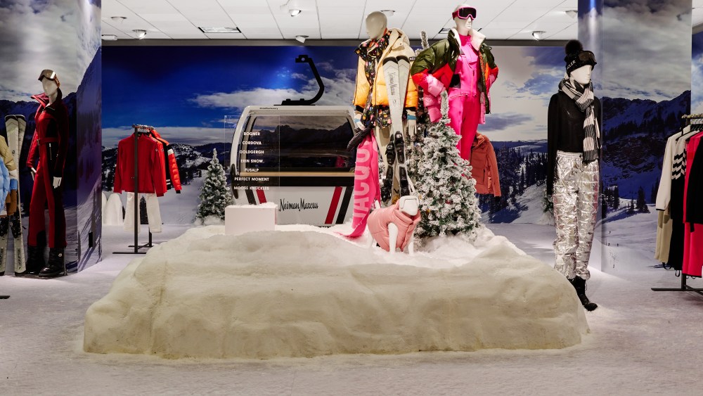 Neiman's Ski Getaway presentation on the NorthPark, Dallas store.