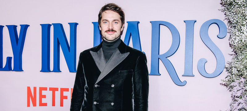 Lucas Bravo at the special screening of season 3 of "Emily In Paris" held at The French Consulate General on December 15, 2022 in New York City.