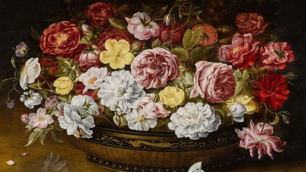 Osias Beert the Elder's still life of roses, which has inspired a scented candle by the master perfumer Lyn Harris.
