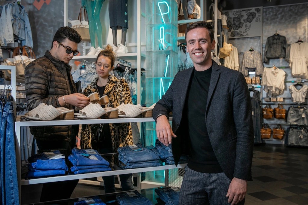 Kevin Tulip at a Primark store.