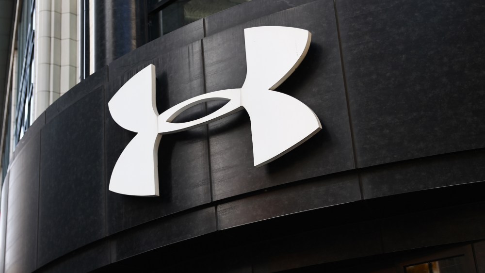 Under Armour logo is seen on the store in Chicago, United States on October 14, 2022.