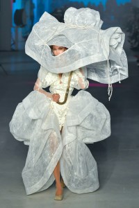Bella Hadid in the Vivienne Westwood Spring/Summer 2020 show
