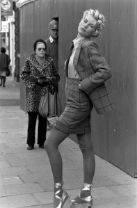 A look from the Vivienne Westwood Fall 1988 Ready to Wear