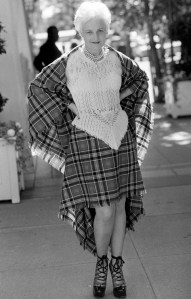 Vivienne Westwood photographed in New York City in 1994.