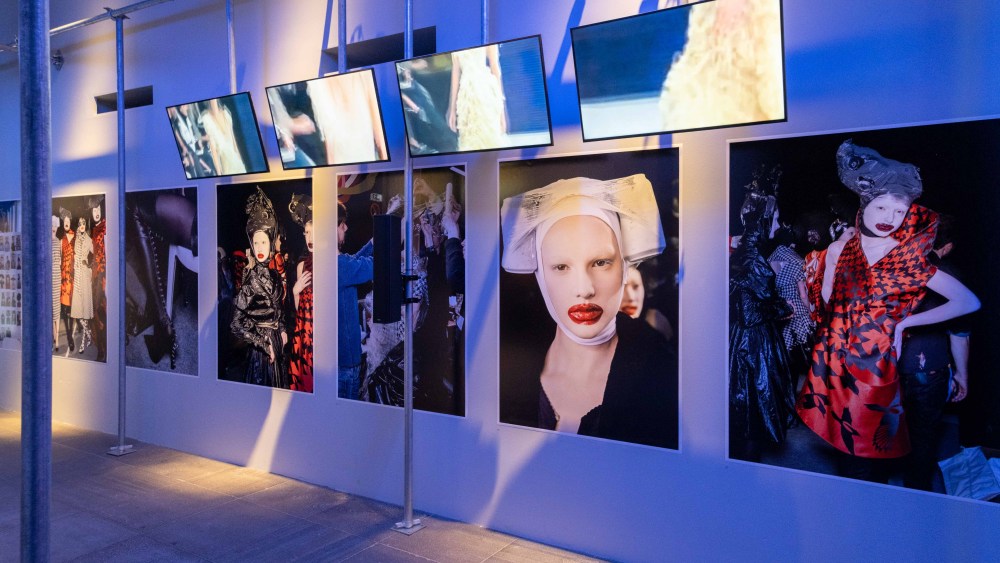 Forty of the photographers' images are featured in the new Alexander McQueen exhibition.