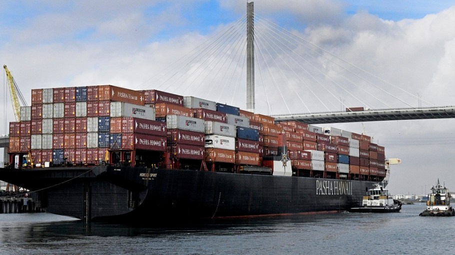 With most holiday goods in warehouses or stores, December cargo volume at U.S. ports should come in well below records set earlier this year.