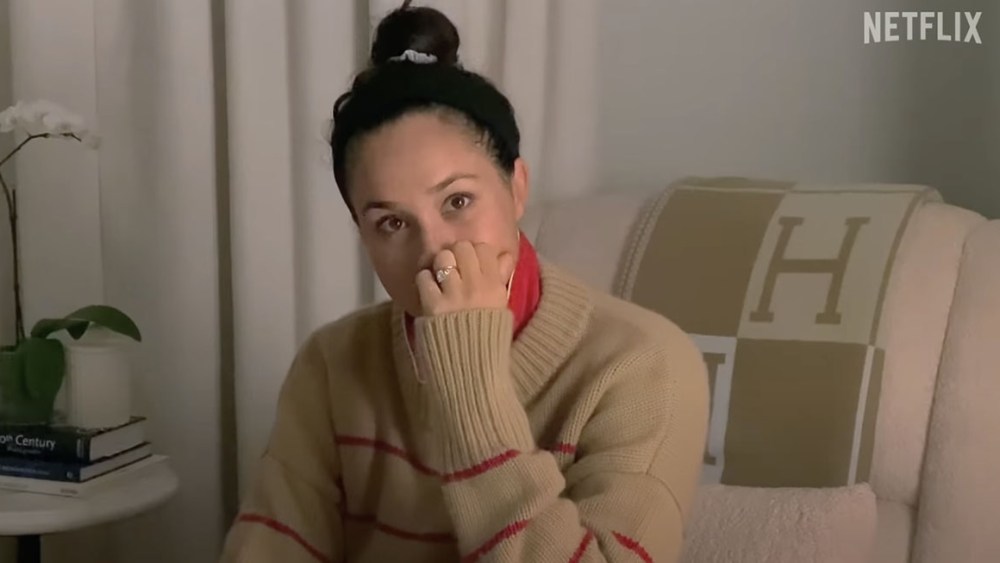 meghan markle harry and meghan netflix documentary series, hermes avalon throw blanket