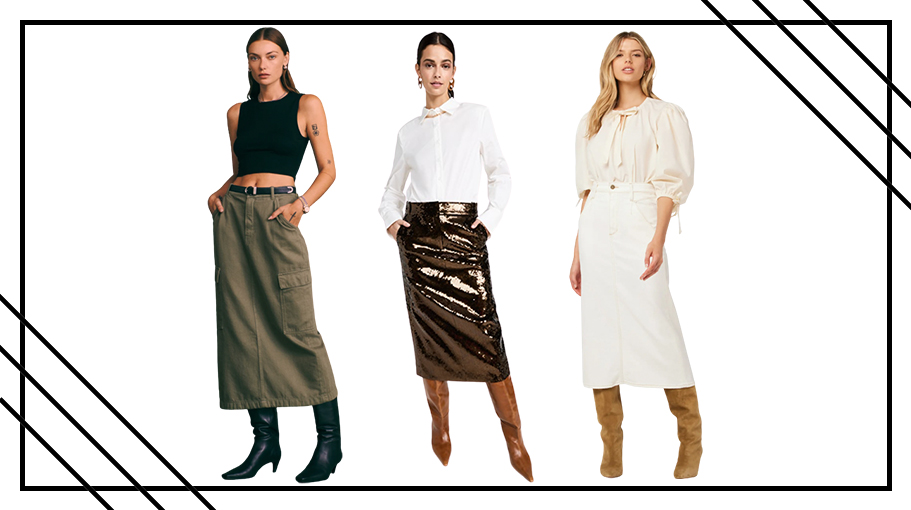 Midi skirt lead art