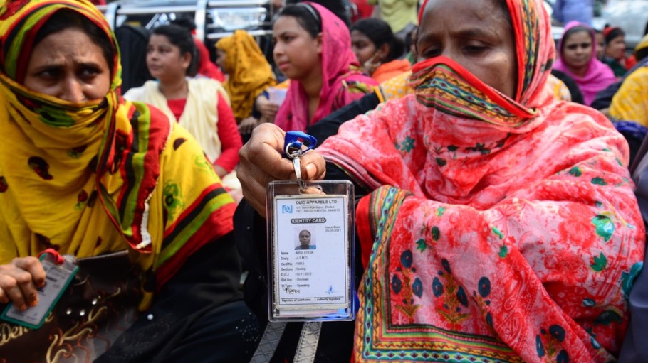 Olio Apparels garment worker protest