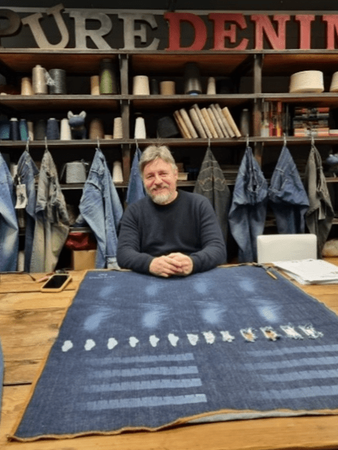 Denim made with Bemberg by Asahi Kasei is getting the Pitti Uomo treatment.  