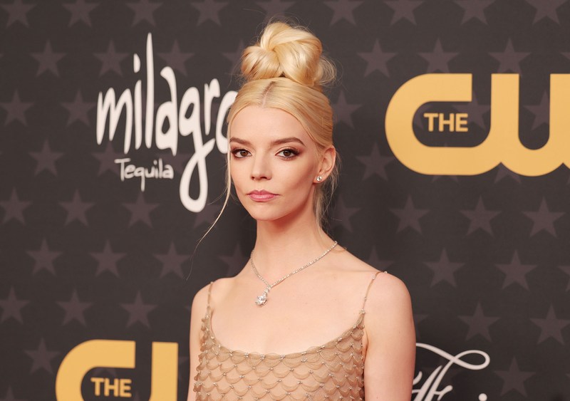 Anya Taylor-Joy at the 28th Critics' Choice Awards held at the Fairmont Century Plaza on January 15, 2023 in Los Angeles, California.