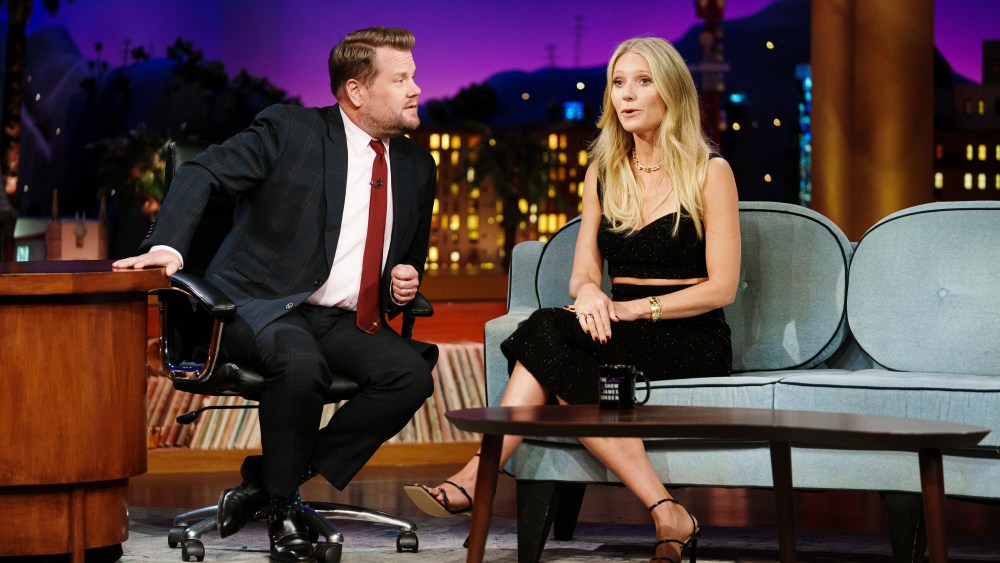 Gwyneth Paltrow on Monday's episode of "The Late Late Show With James Corden" on Jan. 9.