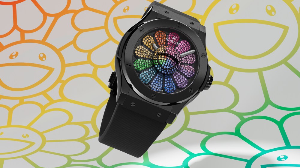 Classic Fusion Takashi Murakami Black Ceramic Rainbow