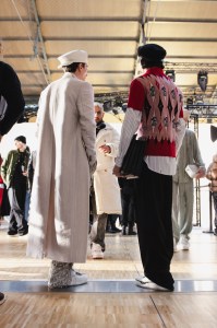 Backstage at Amiri Men’s Fall 2023