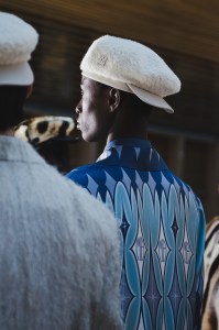 Backstage at Amiri Men’s Fall 2023