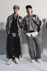 Backstage at Amiri Men’s Fall 2023