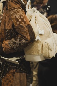 Backstage at Amiri Men’s Fall 2023