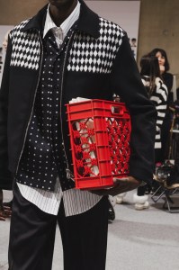 Backstage at Amiri Men’s Fall 2023