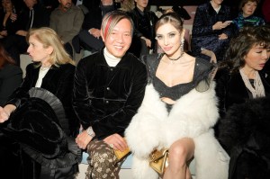 Front Row at Armani Privé Couture Spring 2023