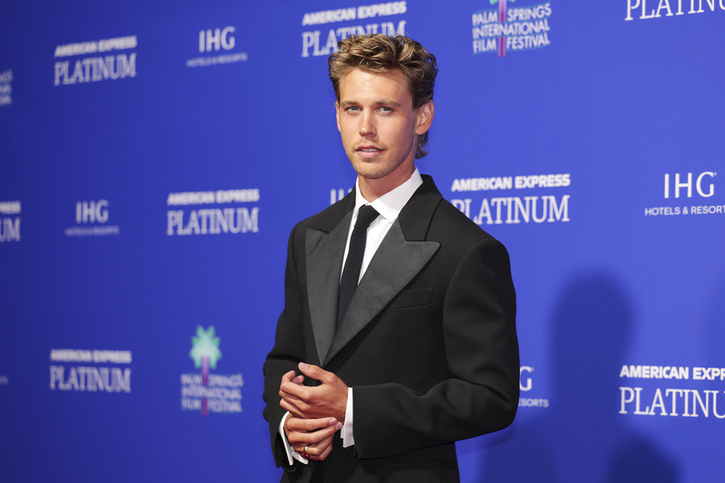 Austin Butler at the 2023 Palm Springs International Film Awards held at the Palm Springs Convention Center on January 5, 2023 in Palm Springs, California.